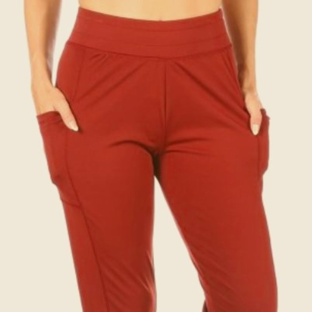 Solid Skinny Joggers Sweatpants